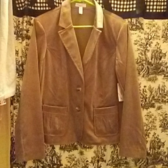 Kim Rogers Jackets & Blazers - Nwt Kim Rogers taupe blazer 14